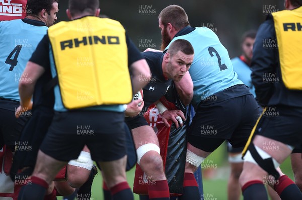 161117 - Wales Rugby Training - Dan Lydiate during training