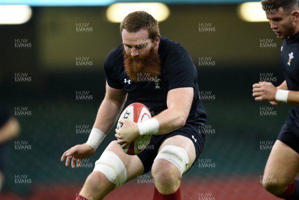 161118 - Wales Rugby Training - Jake Ball during training