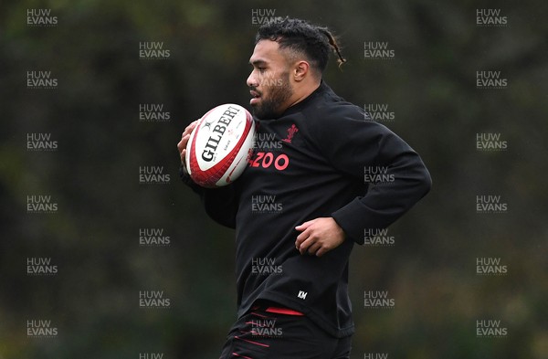 161121 - Wales Rugby Training - Willis Halaholo during training