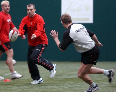 170203 - Wales Rugby Training - Iestyn Harris training for Wales ahead of their Six Nations match against England