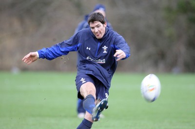 17.02.11 - Wales Rugby Training... James Hook. 