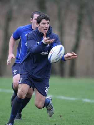 17.02.11 - Wales Rugby Training... James Hook. 