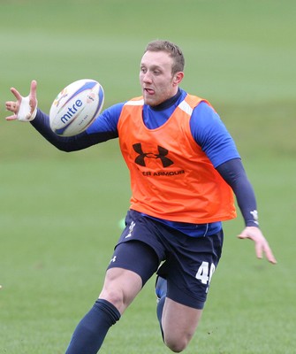 17.02.11 - Wales Rugby Training... Morgan Stoddart.