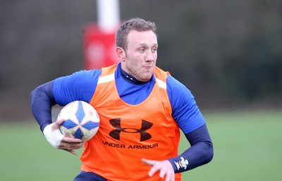 17.02.11 - Wales Rugby Training... Morgan Stoddart. 