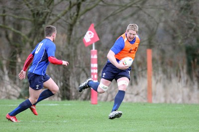 17.02.11 - Wales Rugby Training... Bradley Davies. 