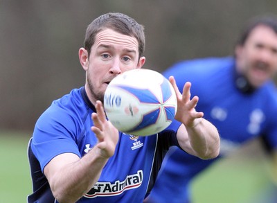 17.02.11 - Wales Rugby Training... Shane Williams. 