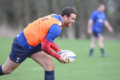 17.02.11 - Wales Rugby Training... Jamie Roberts. 