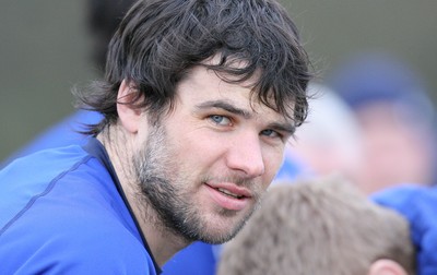 17.02.11 - Wales Rugby Training... Mike Phillips. 
