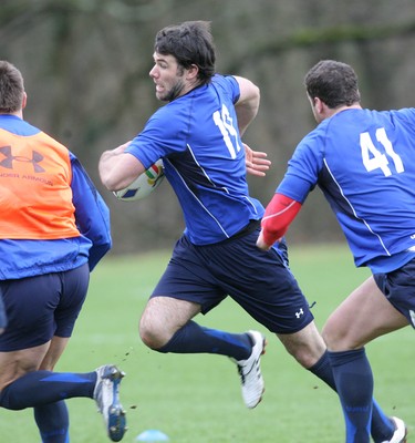 17.02.11 - Wales Rugby Training... Mike Phillips. 