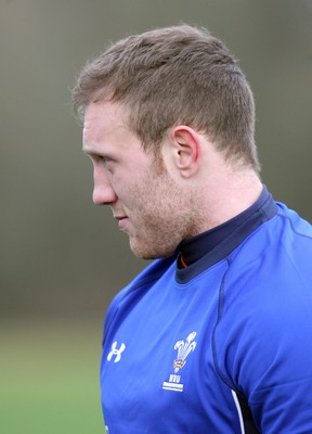 17.02.11 - Wales Rugby Training... Morgan Stoddart. 
