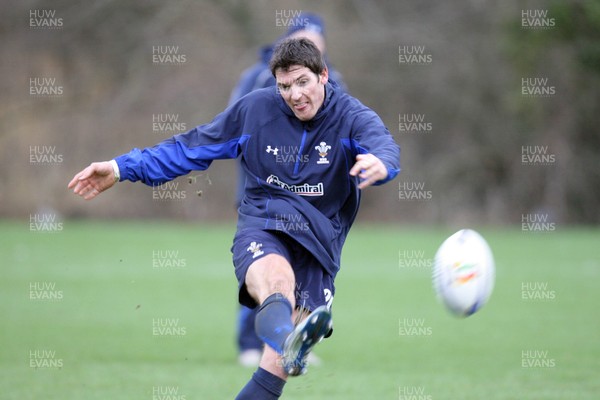 17.02.11 - Wales Rugby Training... James Hook. 