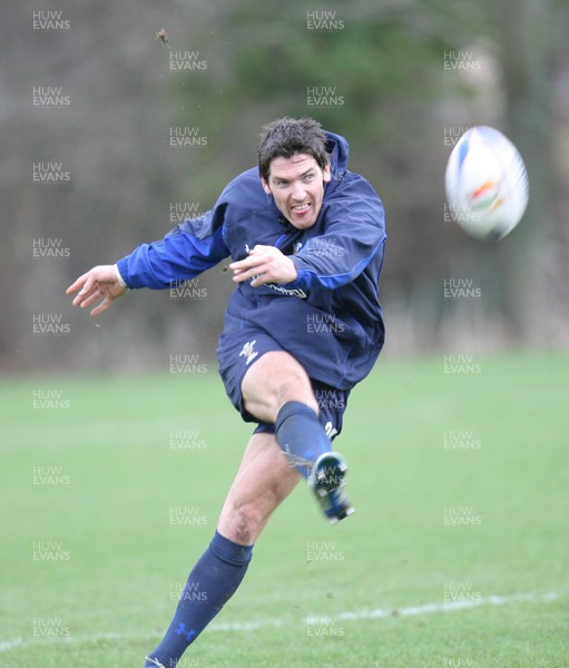17.02.11 - Wales Rugby Training... James Hook. 