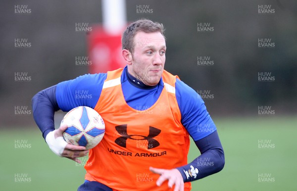17.02.11 - Wales Rugby Training... Morgan Stoddart. 
