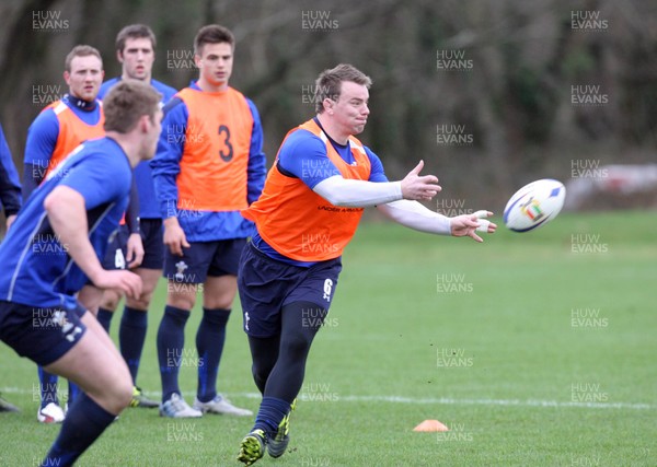 17.02.11 - Wales Rugby Training... Matthew Rees. 