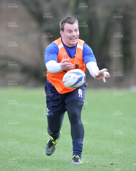 17.02.11 - Wales Rugby Training... Matthew Rees. 