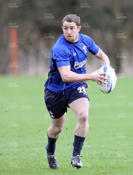 17.02.11 - Wales Rugby Training... Shane Williams. 