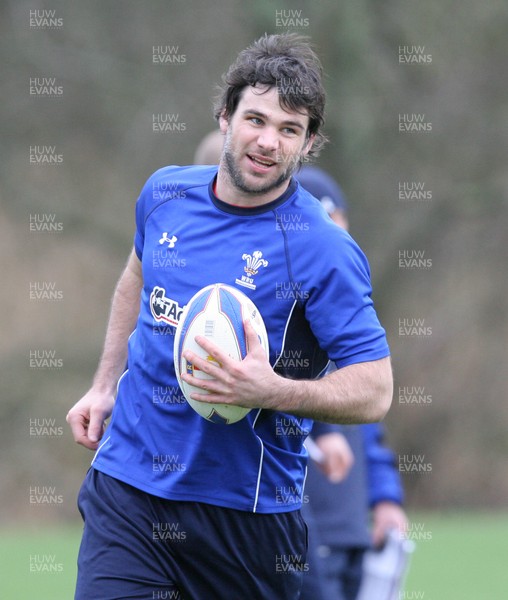 17.02.11 - Wales Rugby Training... Mike Phillips. 