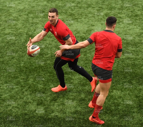 170220 - Wales Rugby Training - George North during training