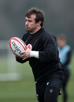 170225 - Wales Rugby Training in the week leading up to their 6 Nations game against Ireland - Rhodri Williams during training