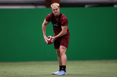 170226 - Wales Rugby Training ahead of their Six Nations game against Scotland - Blair Murray during training