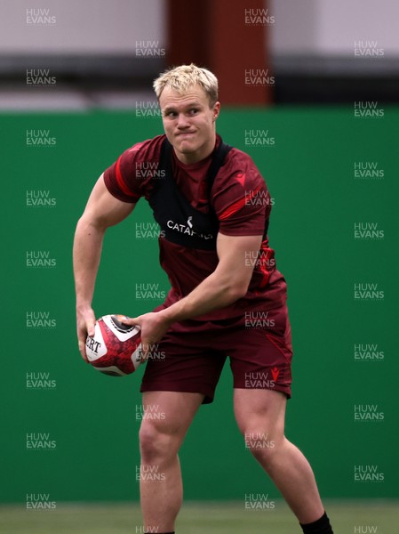 170226 - Wales Rugby Training ahead of their Six Nations game against Scotland - Blair Murray during training