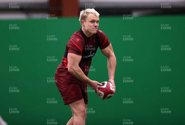 170226 - Wales Rugby Training ahead of their Six Nations game against Scotland - Blair Murray during training