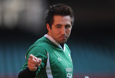 17.03.09 - Wales Rugby Training - Gavin Henson during training. 