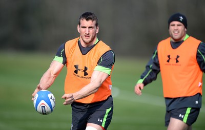 170315 - Wales Rugby Training -Sam Warburton during training