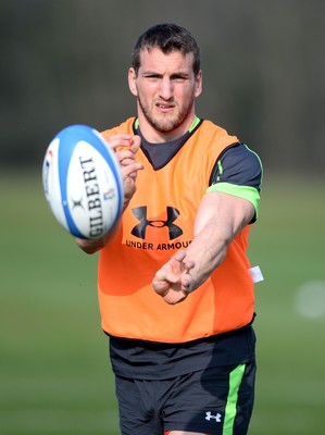 170315 - Wales Rugby Training -Sam Warburton during training