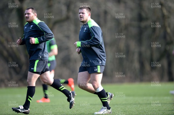 170315 - Wales Rugby Training -Rob Evans during training