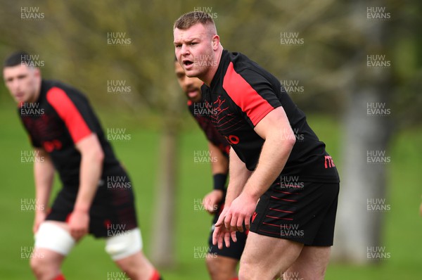 170322 - Wales Rugby Training - Dewi Lake during training