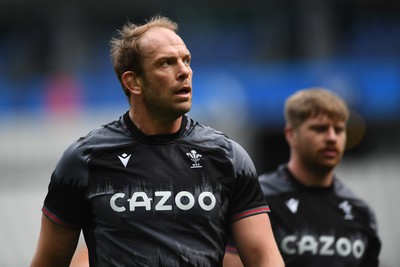 170323 - Wales Rugby Training - Alun Wyn Jones during training