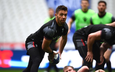 170323 - Wales Rugby Training - Rhys Webb during training