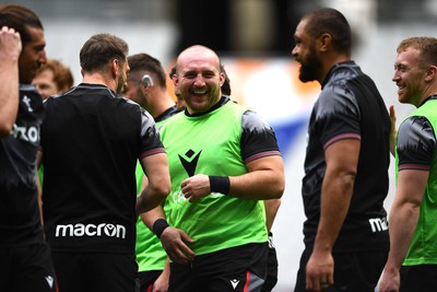 170323 - Wales Rugby Training - Dillon Lewis during training