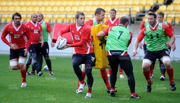 17.06.10 - Wales Rugby Training - Andrew Bishop during training. 
