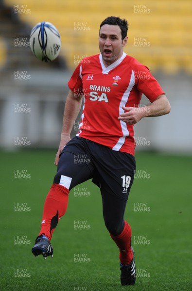 17.06.10 - Wales Rugby Training - Stephen Jones during training. 
