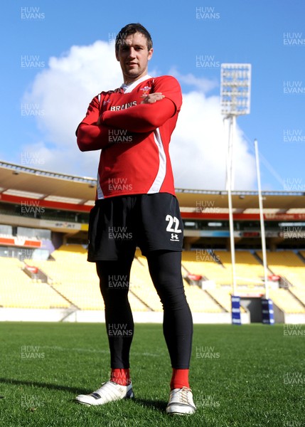 17.06.10 - Wales Rugby Training - Andrew Bishop who has been named in the centre for Wales game against New Zealand on Saturday after training at Westpac Stadium, where Wales will play South Africa during the 2011 Rugby World Cup. 