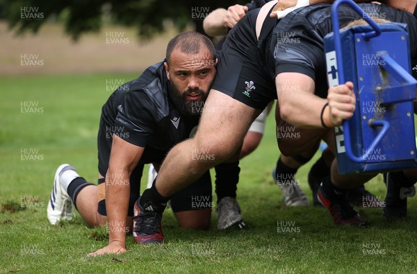 170625 - Wales Rugby Training - Josh Macleod during training