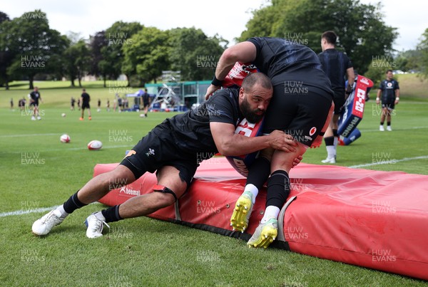 170625 - Wales Rugby Training - Josh Macleod during training