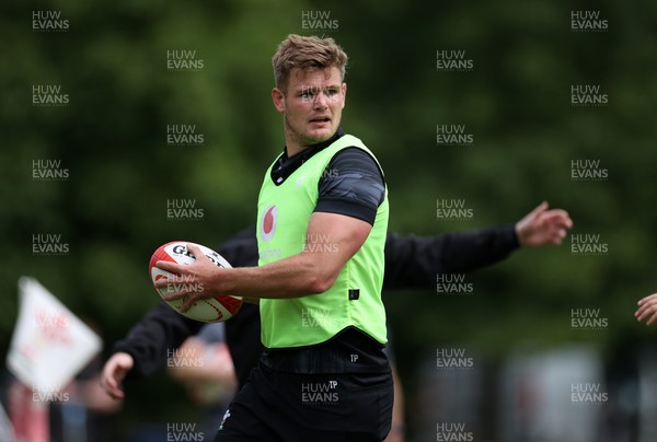 170625 - Wales Rugby Training - Taine Plumtree during training