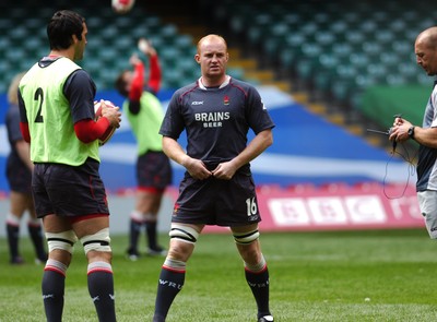 17.08.07 - Wales Rugby Wales Martyn Williams takes part in a training session ahead of his side's clash against Argentina on Saturday 