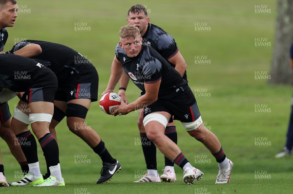 170823 - Wales Rugby Training ahead of their final Rugby World up warm up game against South Africa - Jac Morgan during training