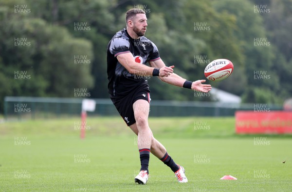 170823 - Wales Rugby Training ahead of their final Rugby World up warm up game against South Africa - Alex Cuthbert during training