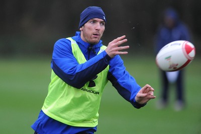 17.11.10 - Wales Rugby Training - James Hook during training. 