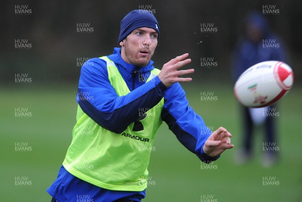 17.11.10 - Wales Rugby Training - James Hook during training. 