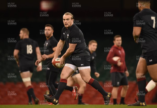 171117 - Wales Rugby Training - Kristian Dacey during training