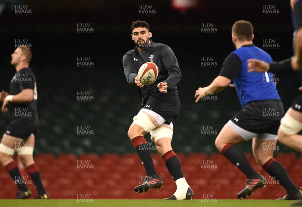 171117 - Wales Rugby Training - Cory Hill during training