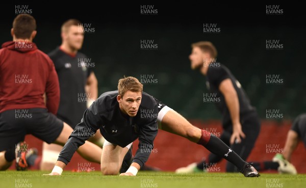 171117 - Wales Rugby Training - Liam Williams during training