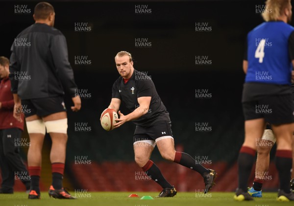 171117 - Wales Rugby Training - Kristian Dacey during training