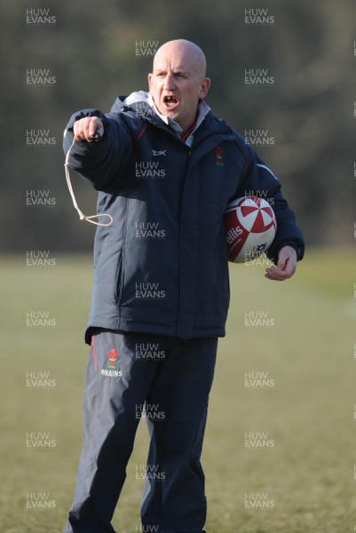 18.02.08 - Wales Rugby Training -  